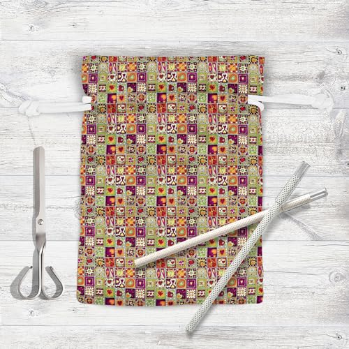 Image of ArtzFolio Doodle Drawing | Pouch Wrist Potli Bag | Bag for Weddings & Casual Parties