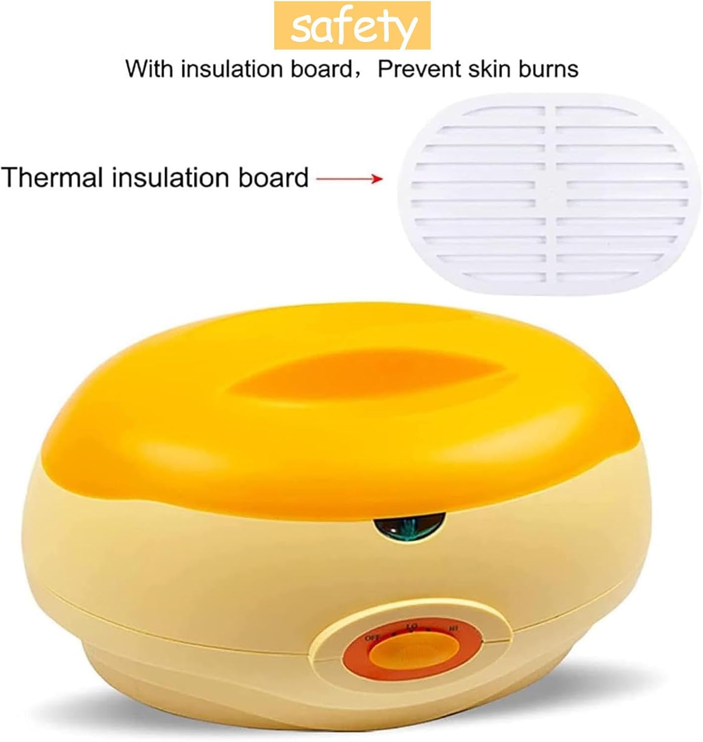 Paraffin Wax Machine for Hand and Feet, 2500ml Paraffin Wax Bath Warmer Hands Foot Spa Kit, Adjustable Temperature for Soothe and Deep Skin Moisturize