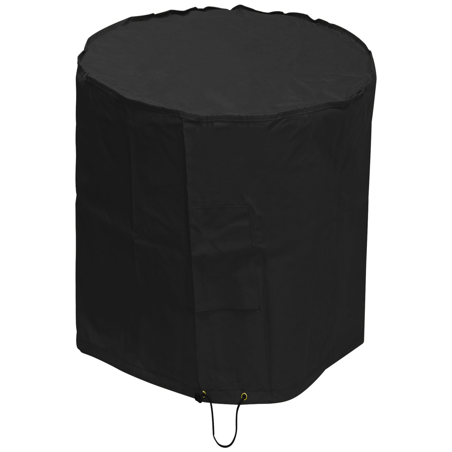 Woodside Black Waterproof Outdoor Garden Kettle Barbecue BBQ Cover Heavy Duty 600D Material 0.9m x 0.72m/2.10ft x 2.4ft 5 YEAR GUARANTEE