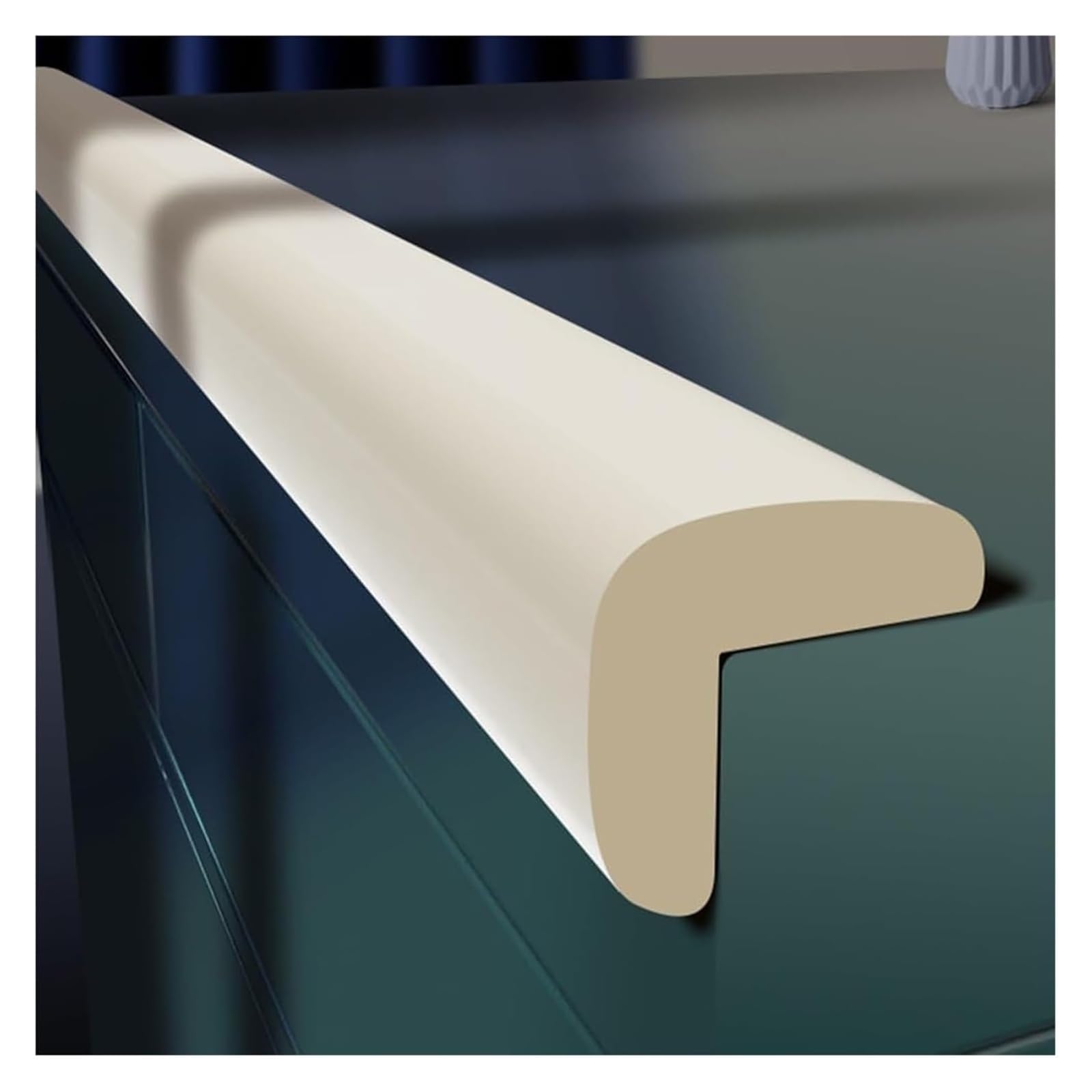 Protector de Esquinas y Bordes, Tiras de Seguridad de Espuma for niños, Edprotectstrip, Tiras anticolisión cortables, Almohadilla Protectora de margen de Esquina(Blue,10M/32.8Ft)