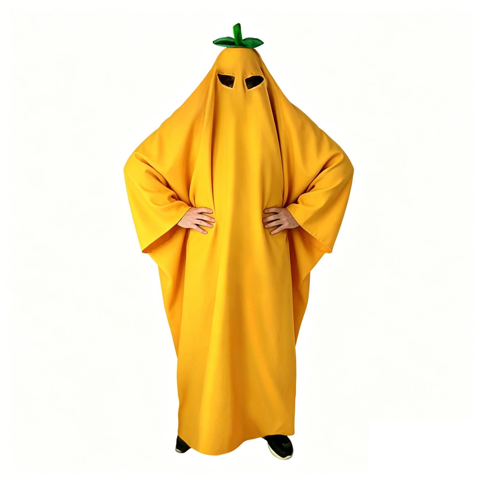 Elegante mantello a zucca per feste di Halloween di Court Attire, abito festivo per cosplay con design fluido, per uomo e donna, ideale per feste a tema, carnevale e feste stagionali, versatile