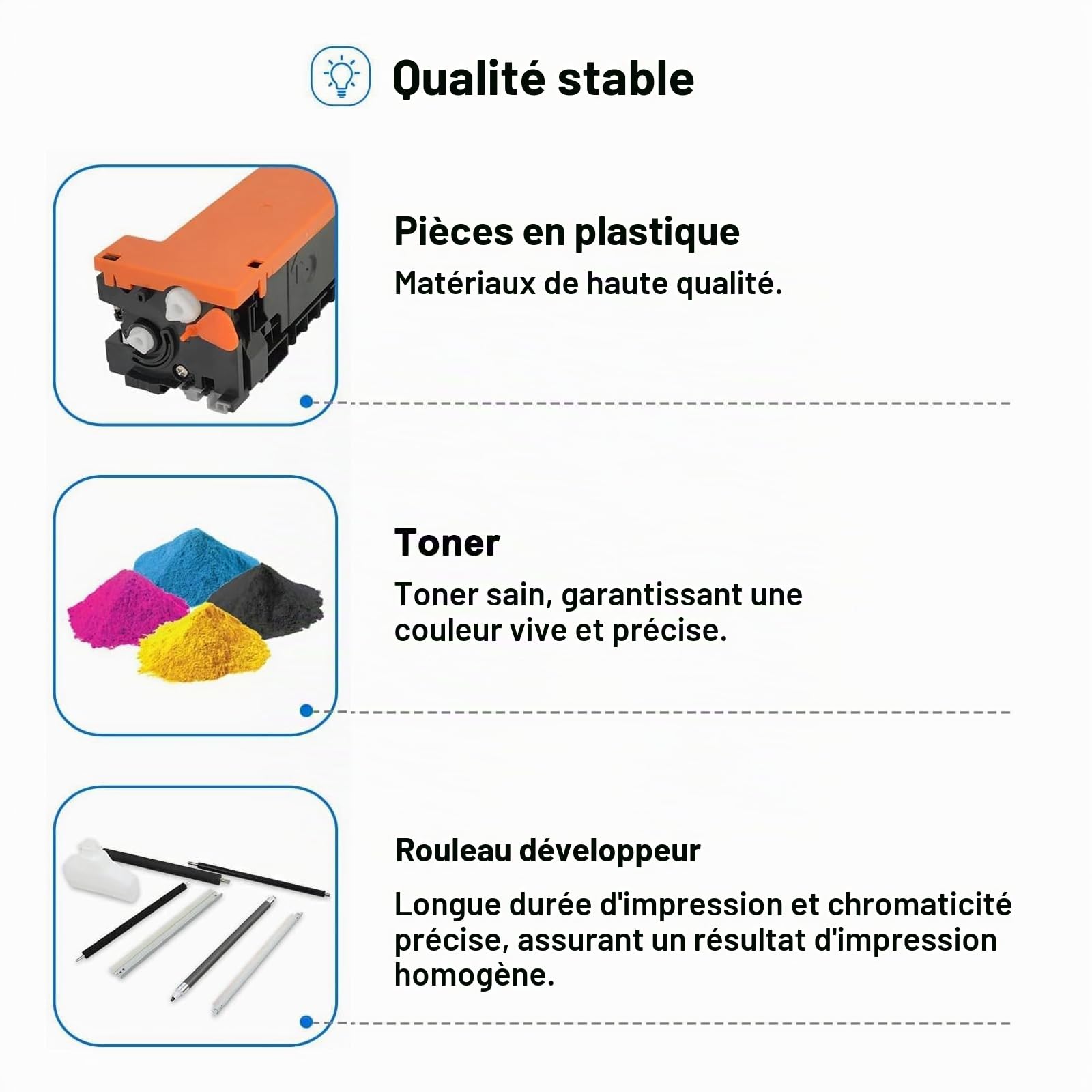 219X 219A MFP 3302FDW 3302FDW 3302SDW 3302FDN Toner sans Puce 4 Pack