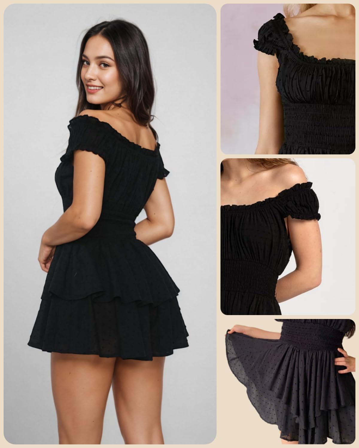 Womens Pirate Costume Dress Pirate Costumes Outfit for Women with Headscarf Corset Accessories 4PCS - Image 8