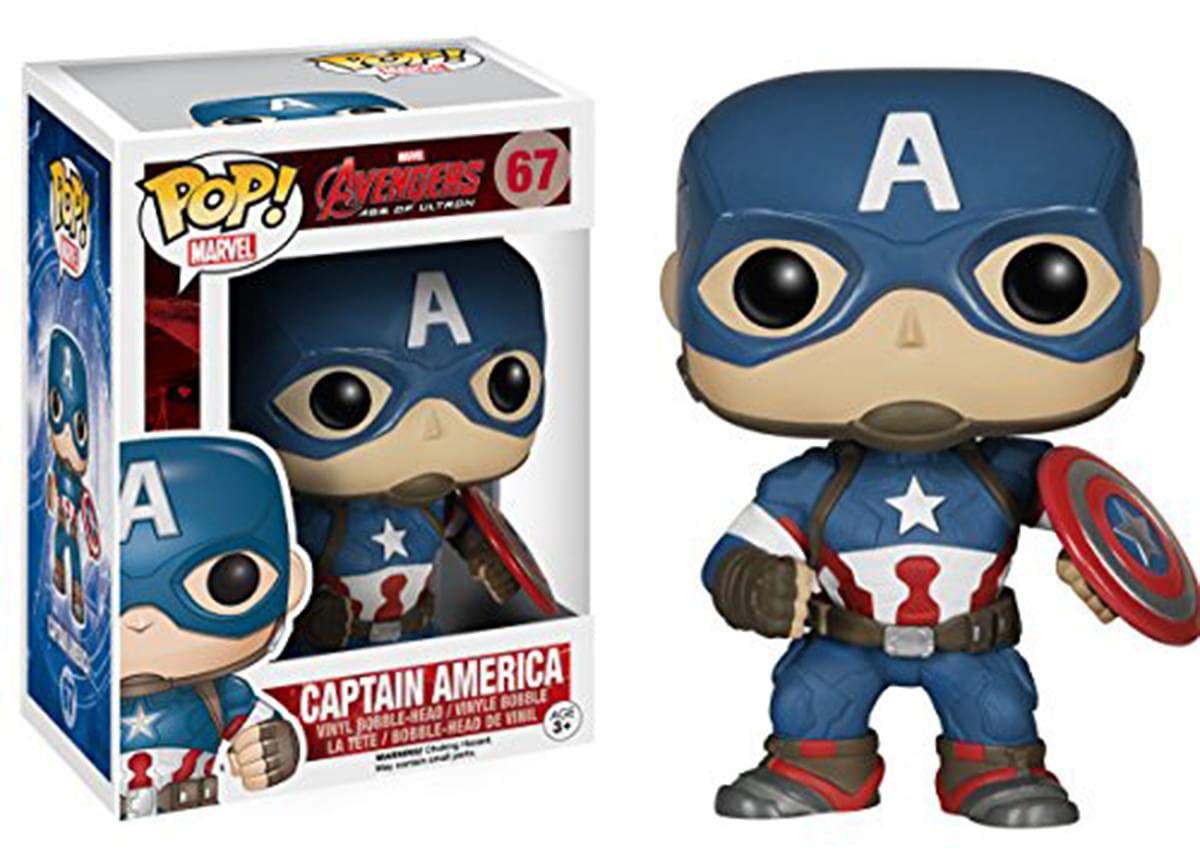 Amazon.com: Funko Marvel: Avengers 2 - Captain America Action