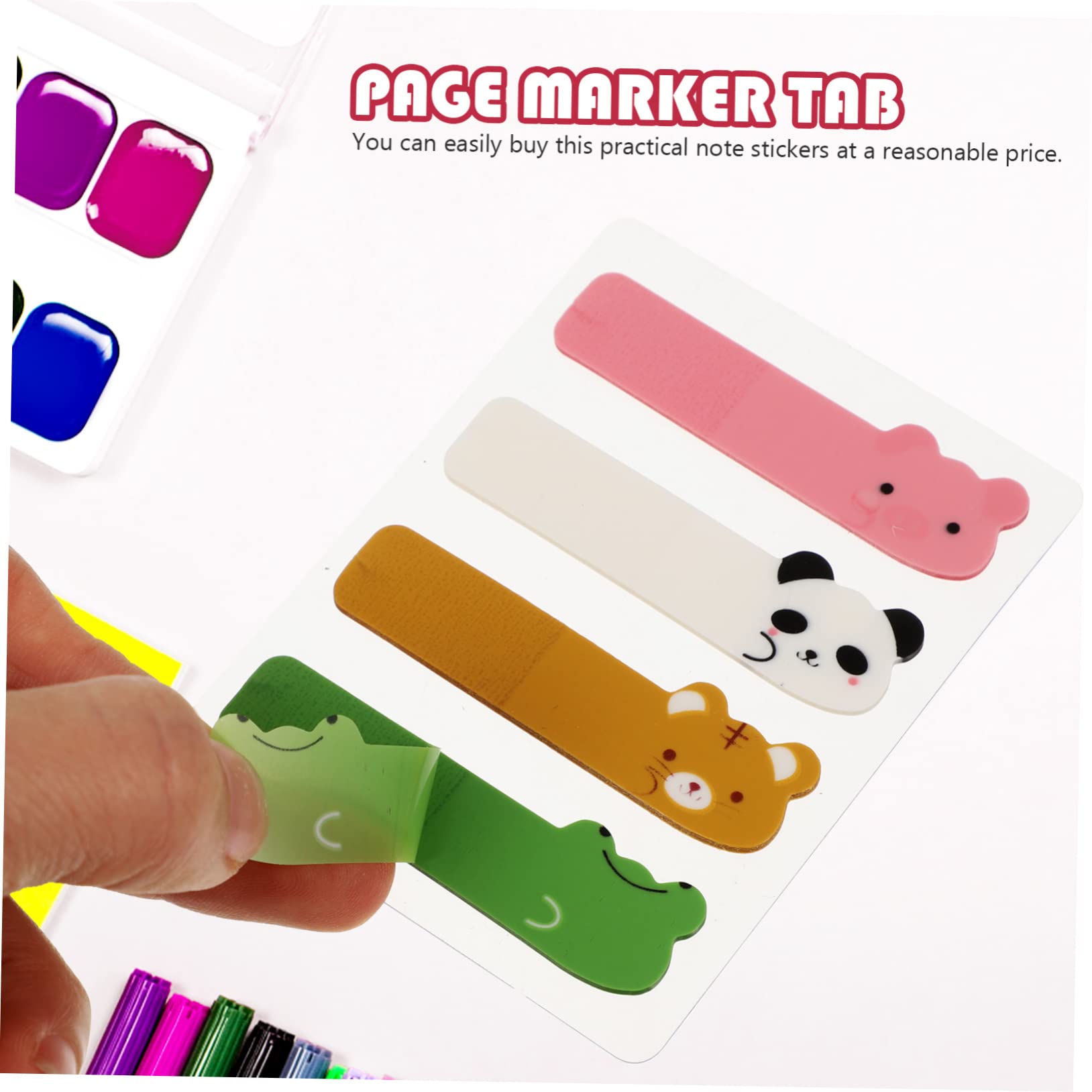 STOBOK 30packungen Bunte Seitenmarker Aus Transparentem Pet Selbstklebend Für Schule Und Büro Praktische Haftnotizen Für Organisation Und Notizen Stilvolle Und Praktische Lesezeichen