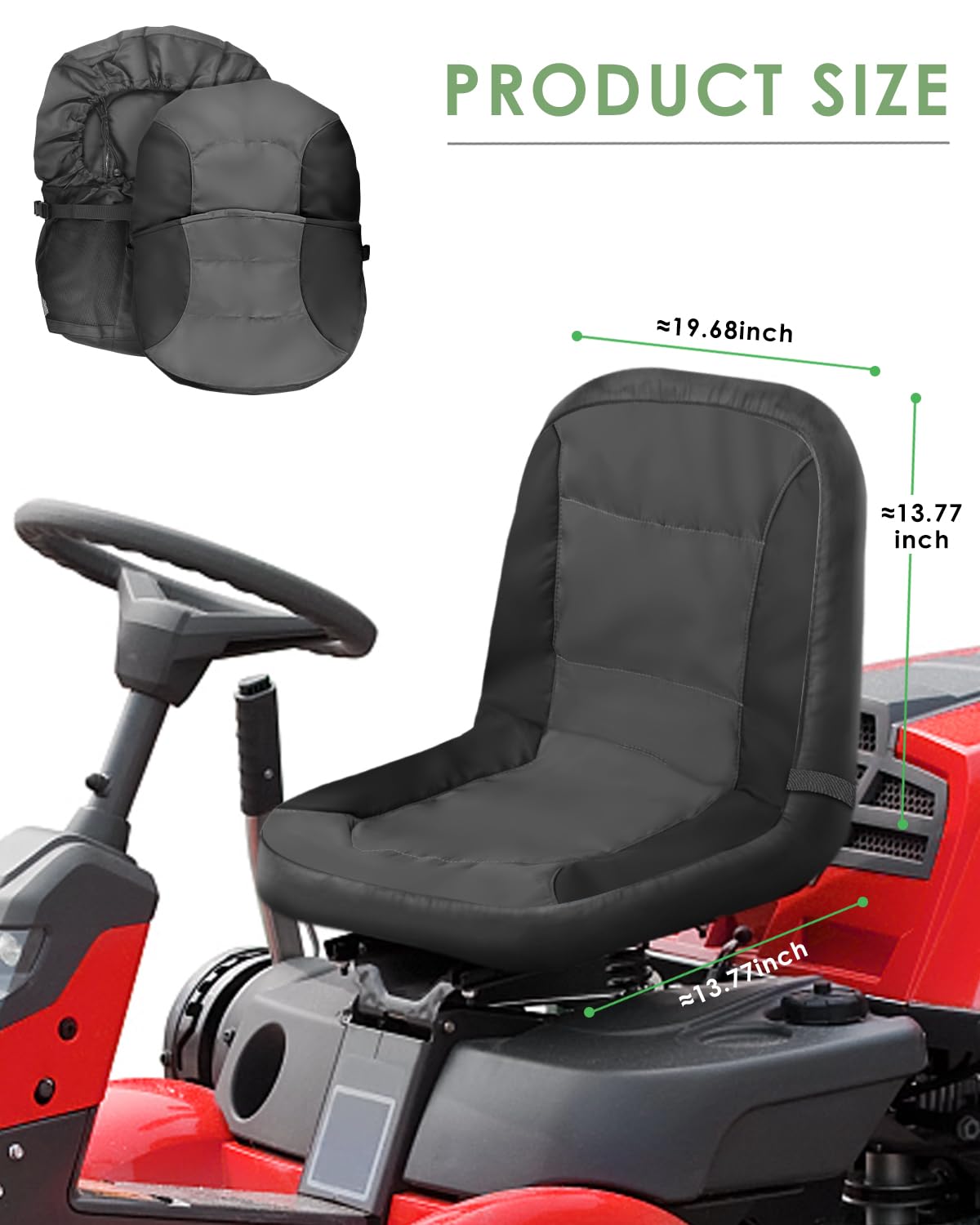 Pensura Funda De Asiento Para Cortacésped John Deere