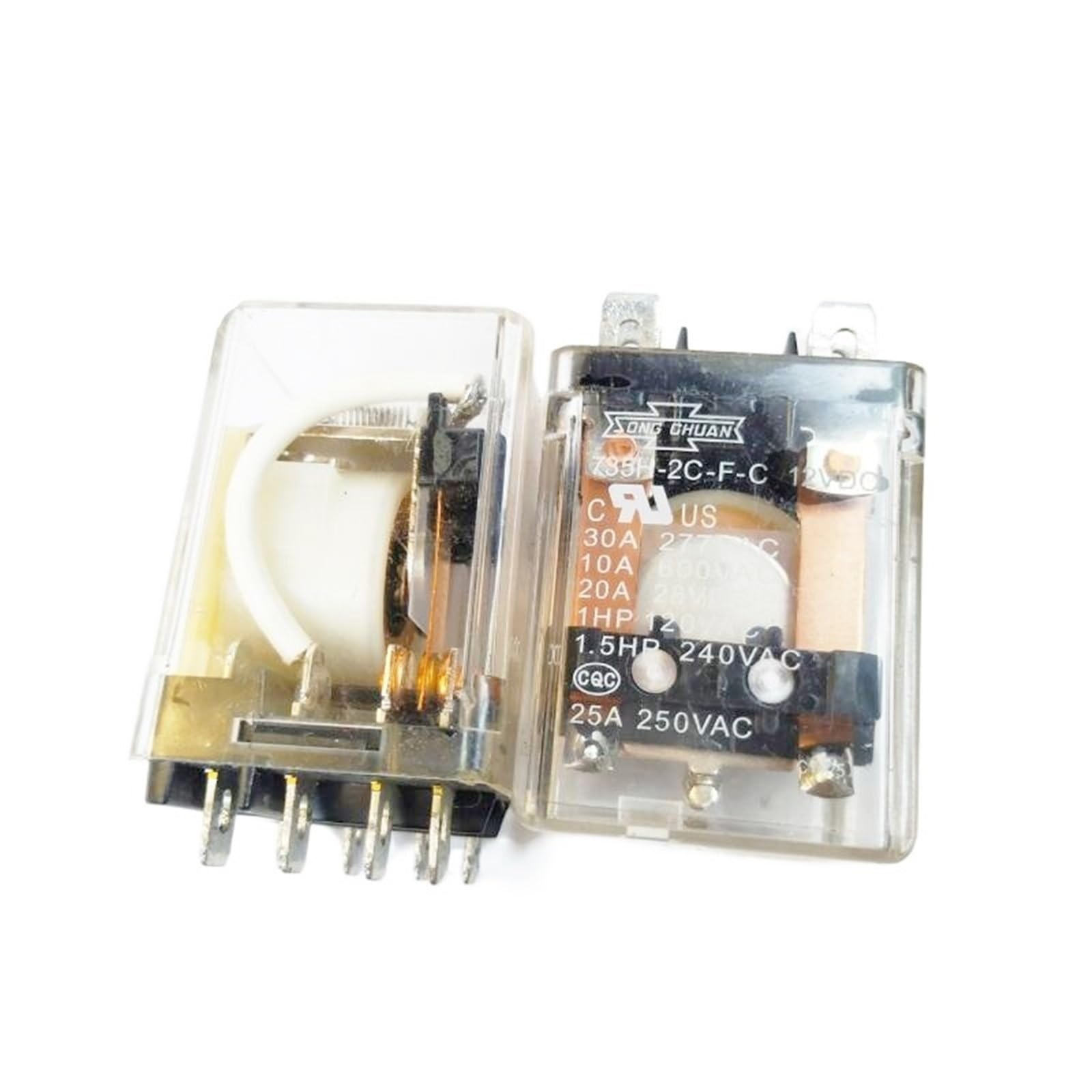 WEUSANXPL 735H-2C-F-C 735H2CFC 12VDC DC12V 12V 30A Relay 8PIN