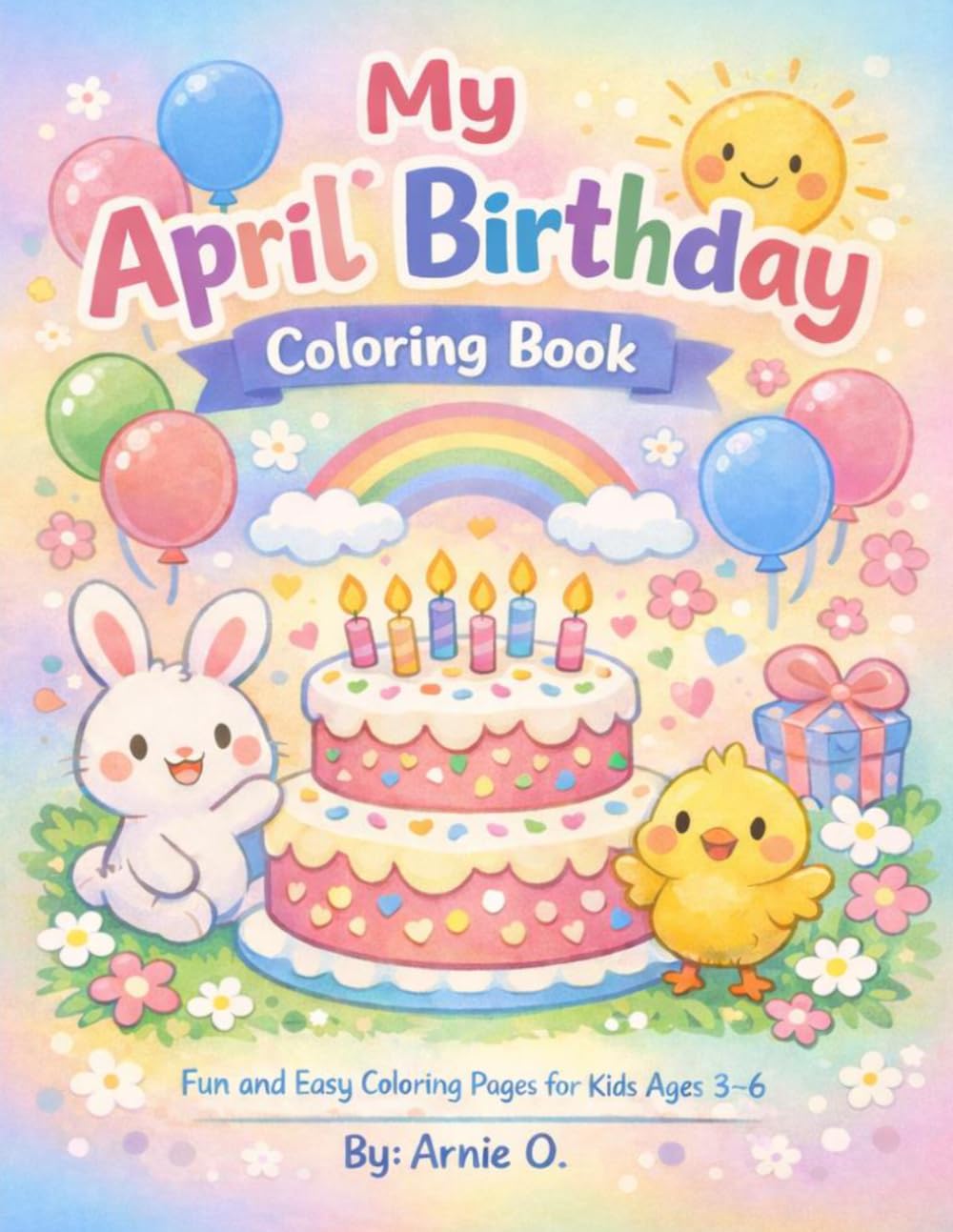 My April Birthday Coloring book