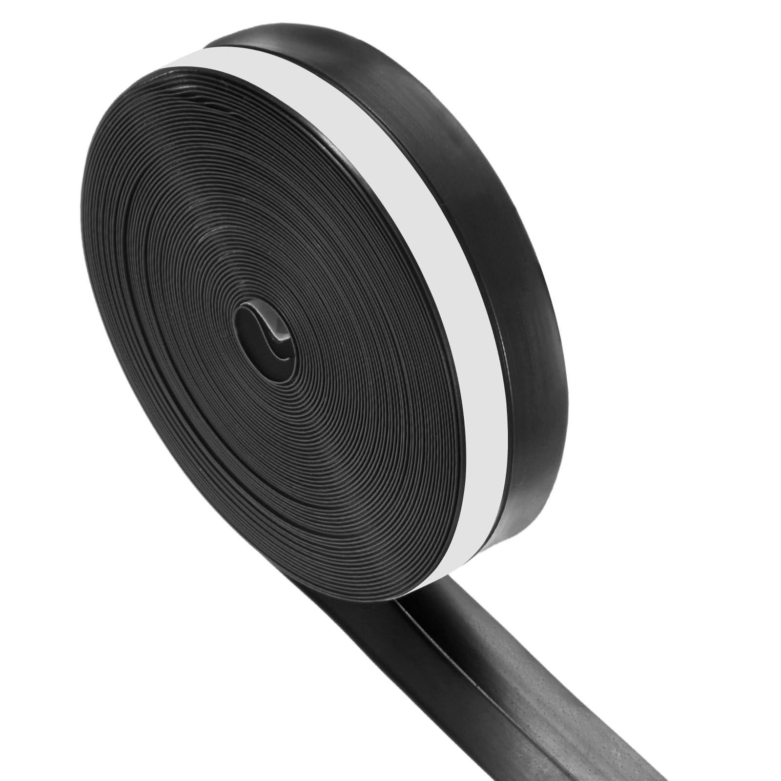 M METERXITY Weather Stripping Door Seal Strip, 1 Inch(25mm) Silicone 49 ft Draft Stopper for Windows Gaps/Shower Door