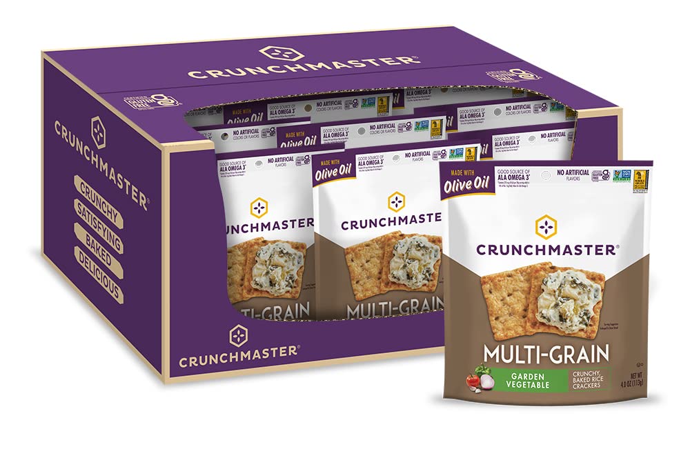 Crunchmaster Garden Vegetable / 12 Count (Pack of 1) / 1 Deli
