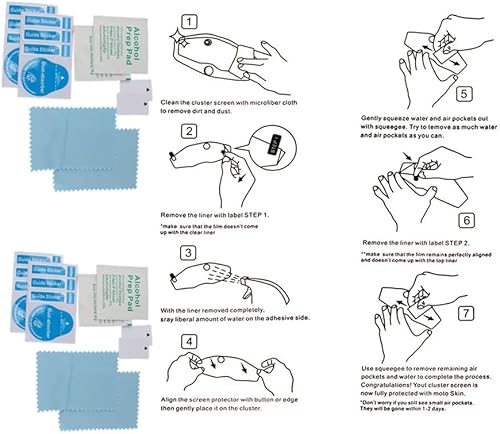 Miniatura 6 de CHROX Motobikes Screen Protector Motorcycle Cluster Scratch Protection Film Screen Protector For Kaw&asaki Z900RS 2017-2023 Z900 RS