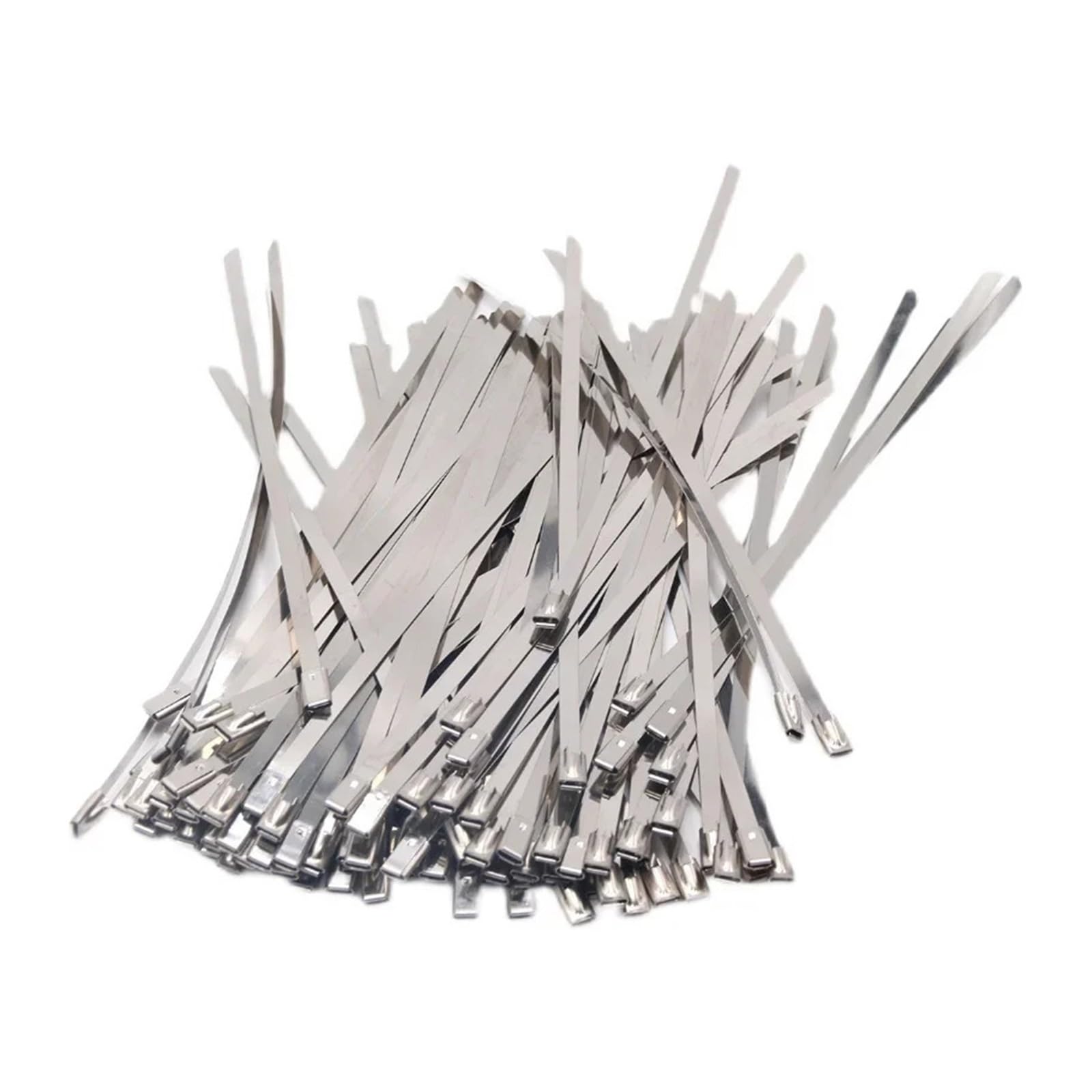 Zacisk ze stali nierdzewnej 100 sztuk/partia SUS304 szerokość 7,9 mm * 150/200/250/300/350/400/450/500/550/600/700 mm zapięcia kablowe z zamkiem błyskawicznym (T7,9 x 650 mm)