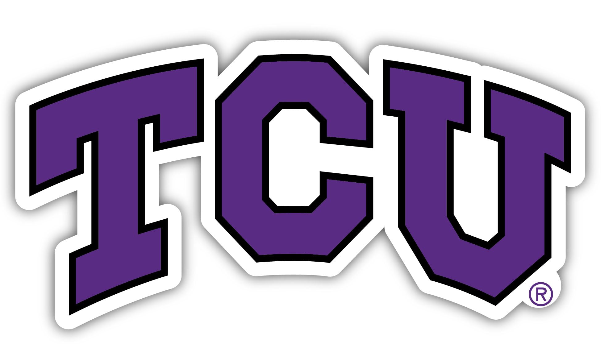 TCU Horned Frogs 12 Inch Vinyl Decal Sticker Officially Licensed Collegiate Product