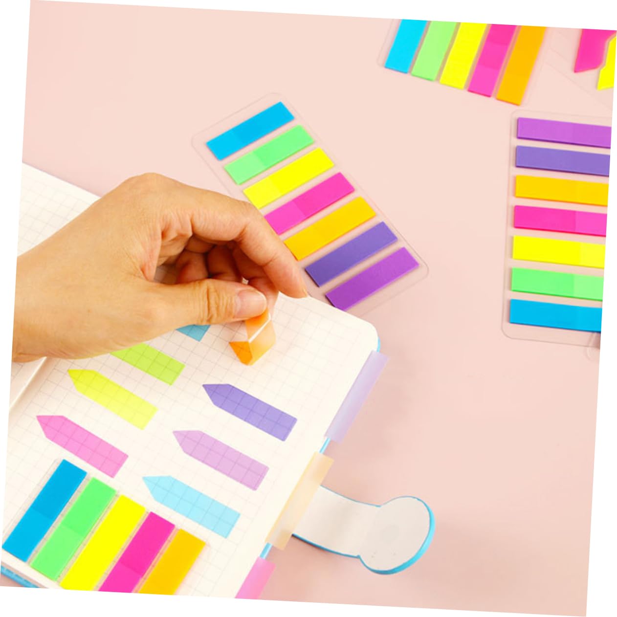 Sewroro 36sätze Bunte Sticky Tabs Für Bücher Wasserdichte Index Und Annotierungsmarker Für Schule Und Büro Markieren Und Organisieren Von Notizen Und Dokumenten