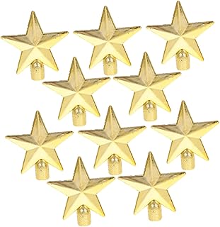 MAGICLULU Tiny Christmas Tree Topper Mini Xmas Tree Star Star Ornament for Christmas Decor