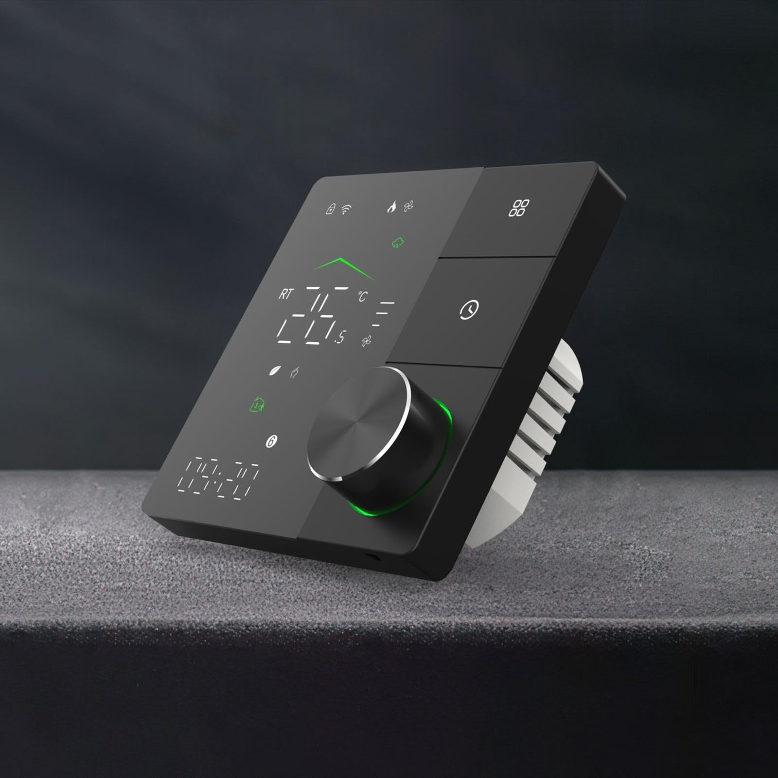 do inteligentnego włącznika czasowego grzejnika zanurzeniowego, sterowanie aplikacją WiFi Smart Life, programowalny termostat z pokrętłem i pilotem głosowym