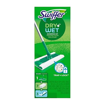 Swiffer 92815 Sweeper ? Dry & Wet Floor Mop Starter Kit