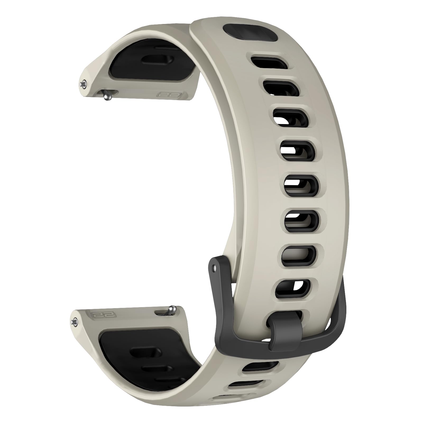 MYSNBKN 22 mm Watch Starp for Coros Pace 4/Pace 3/Apex 46 mm/Apex 2 Pro/Apex Pro, Replacement Strap Soft Silicone for Venu 2/Venu 3/Vivoactive 4/Forerunner 570 47 mm/265/255