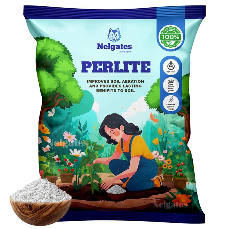 Nelgates Premium Perlite for Home Gardening Plants,Indoor & Outdoor, Hydroponics and Horticulture Potting Mix soilless 10kg (B0D9GSGP2C) Amazon Price History, Amazon Price Tracker