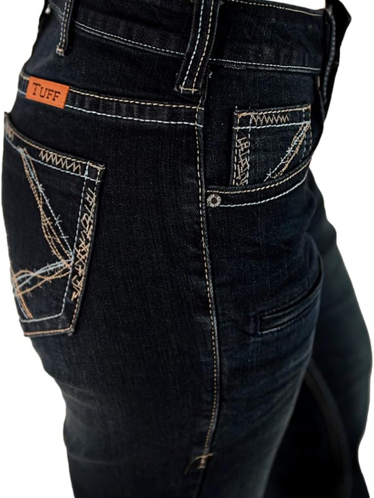 Cowgirl Tuff Western Jeans Women Trainer Bootcut Medium Wash JTRAIN