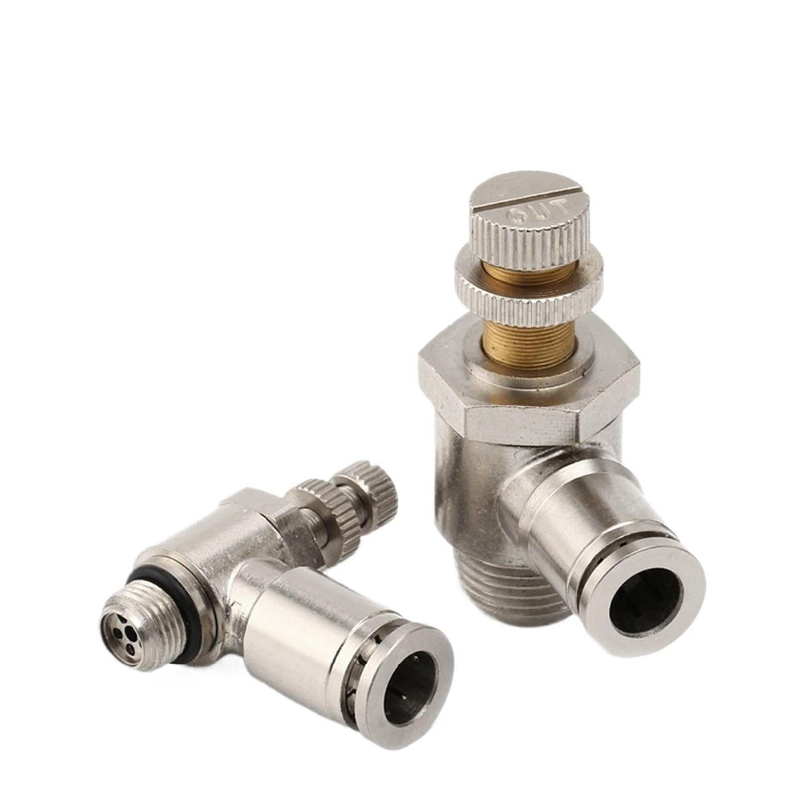 Jwvialel Sl6-03 Throttle Valve Sl8-02 Quick Connector Regulating Adjustable Cylinder Speed Sl6-M5 Insertion 1Pcs(Sl6-03)
