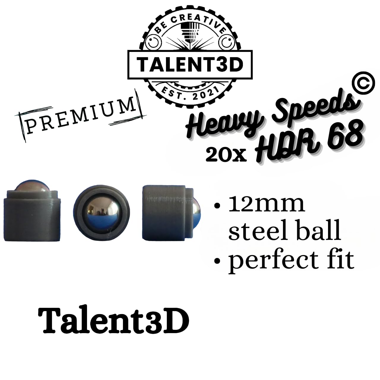 HDR68 Heavy Speeds Cal.68 Munizioni Slugs
