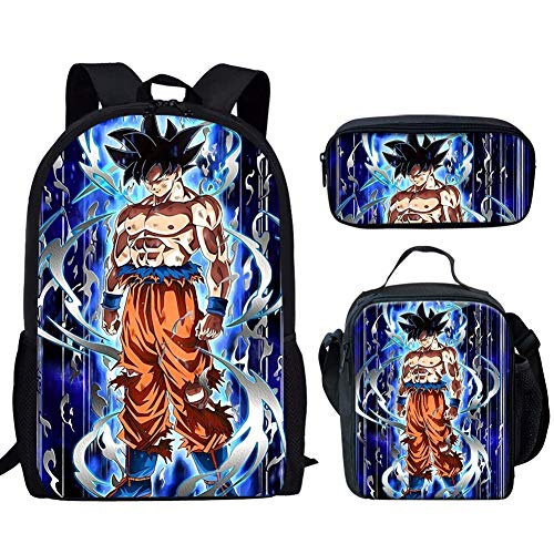 HOOBBI 3 en 1 Bolsos de Escuela for Chicas de Secundaria Estudiante de Primaria Animado Mochila...