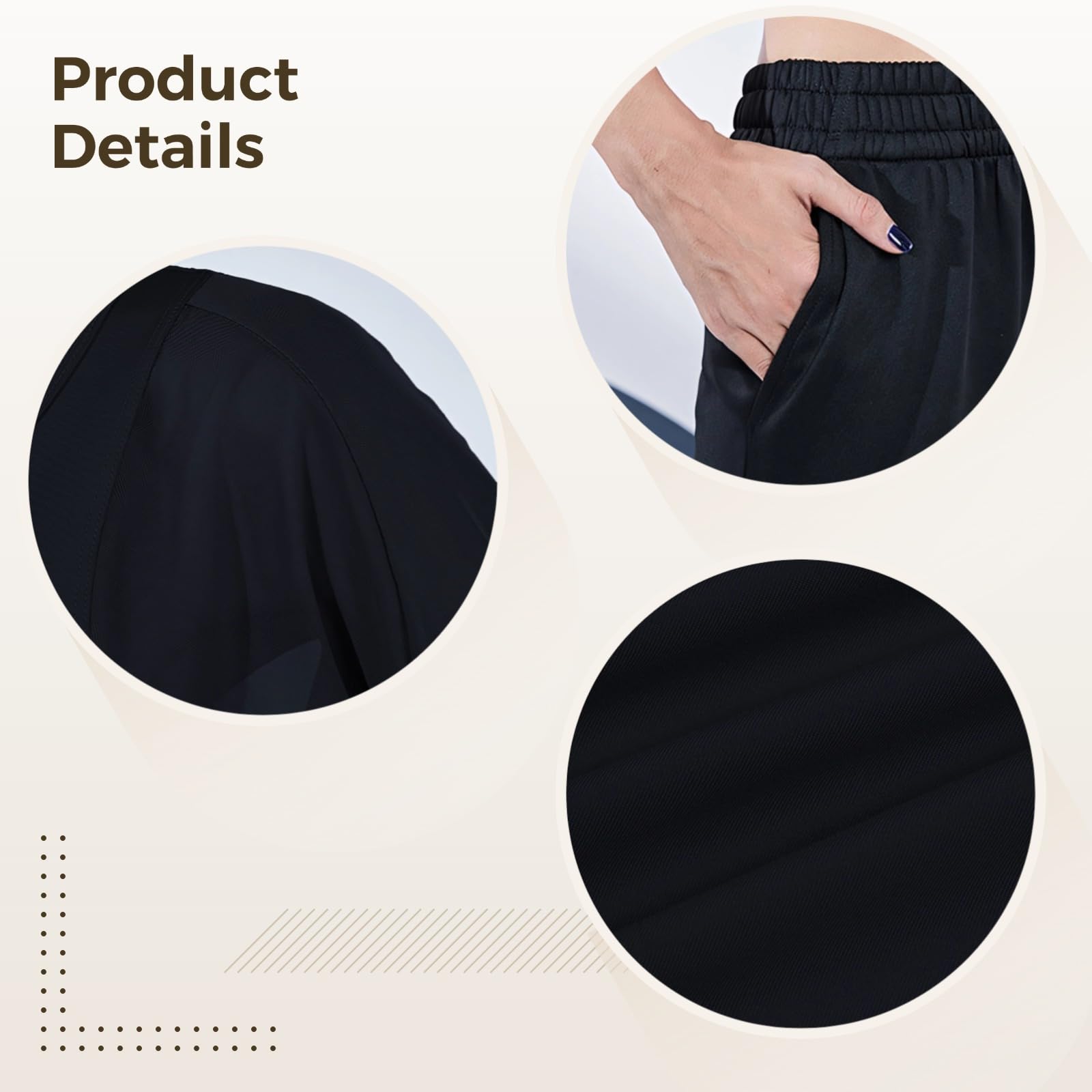 Tenue de pilates stretch XXL pour femme - Haut à manches avec pantalon noir, ensemble deux pièces pour le fitness ou les tenues décontractées