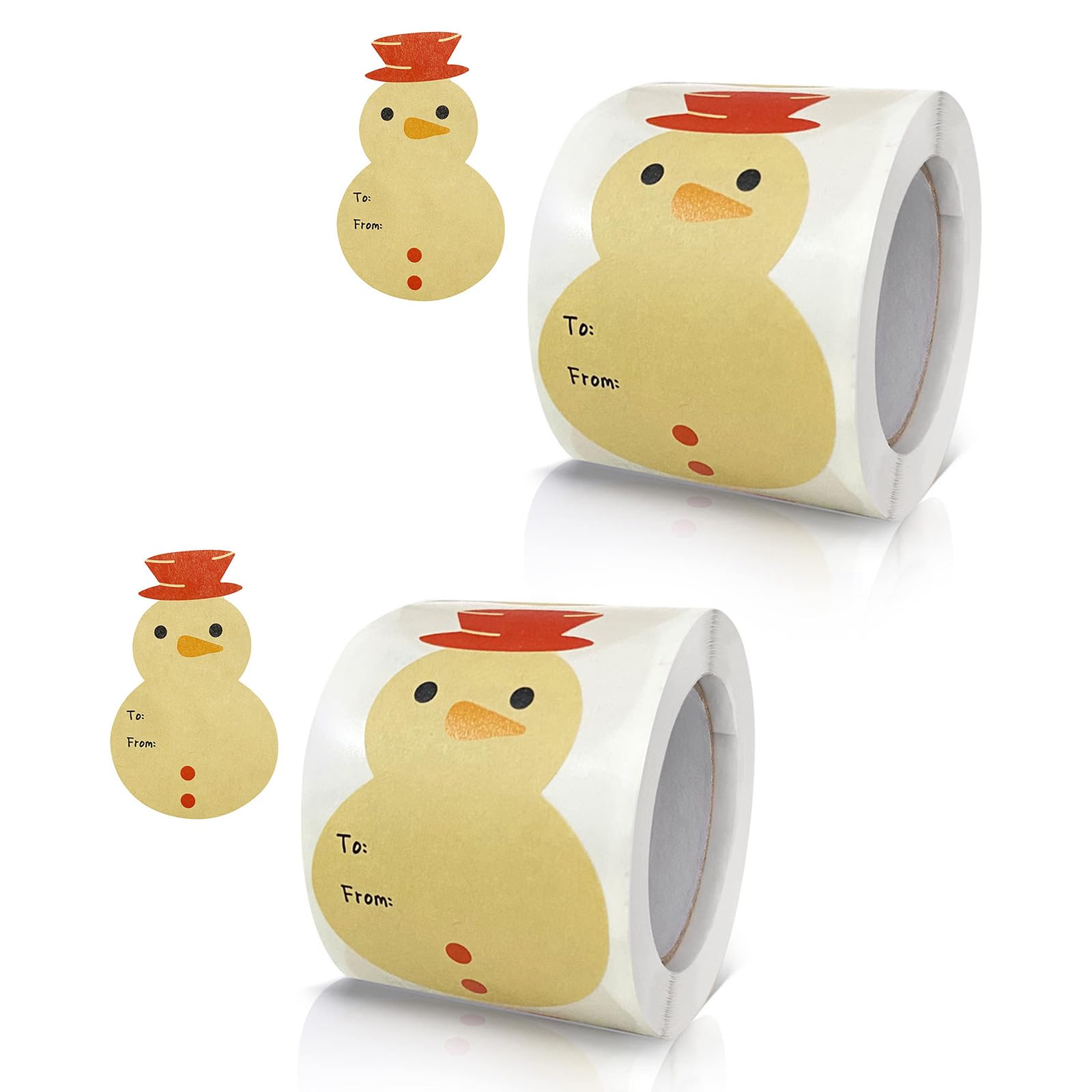 Étiquettes de Noël autocollantes pour sublimer chaque paquet cadeau sous le sapin