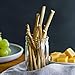 Alessi Imported Breadsticks, Thin Autentico Italian Crispy Bread Sticks, Low Fat Made with Extra Virgin Olive Oil, 3oz (Thin, 3 Ounce (Pack of 12))