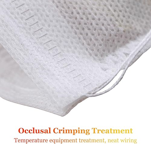 Miniatura 10 de Yzurbu 200 bolsas de filtro de té, bolsas de té vacías de 2.8 x 3.6 pulgadas con cordón para té de hojas sueltas, té caliente, té helado y café frío