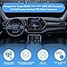 Windshield Sun Shade Fit 2025 2024 2023 2022 2021-2019 Toyota RAV4 Prime LE Hybrid XLE XLE Premium Adventure TRD Off Road Front Window Sunshade Accessories SUV Sun Visor UV Protector Heat Shield Cover