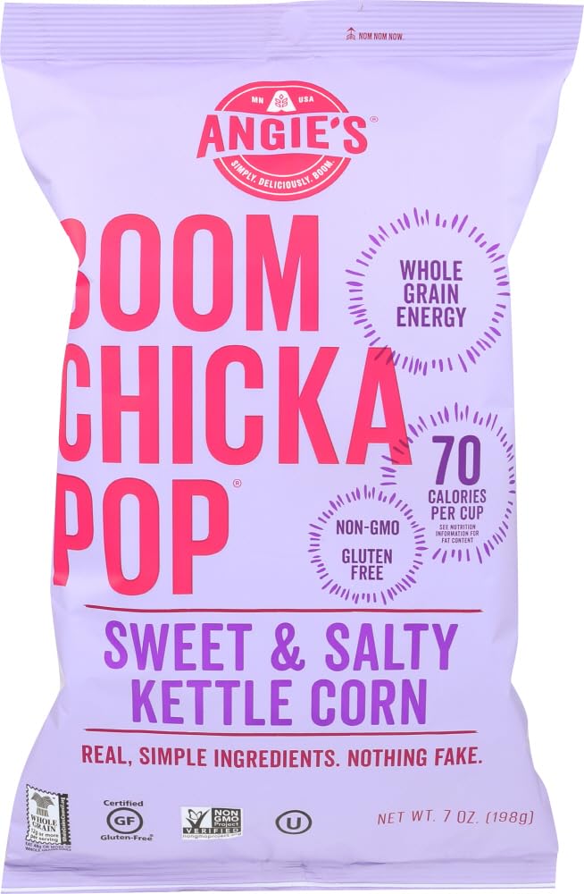 Angie's - Boom Chicka Pop Kettle Corn Sweet and Salty - 7 oz.Pack of 2