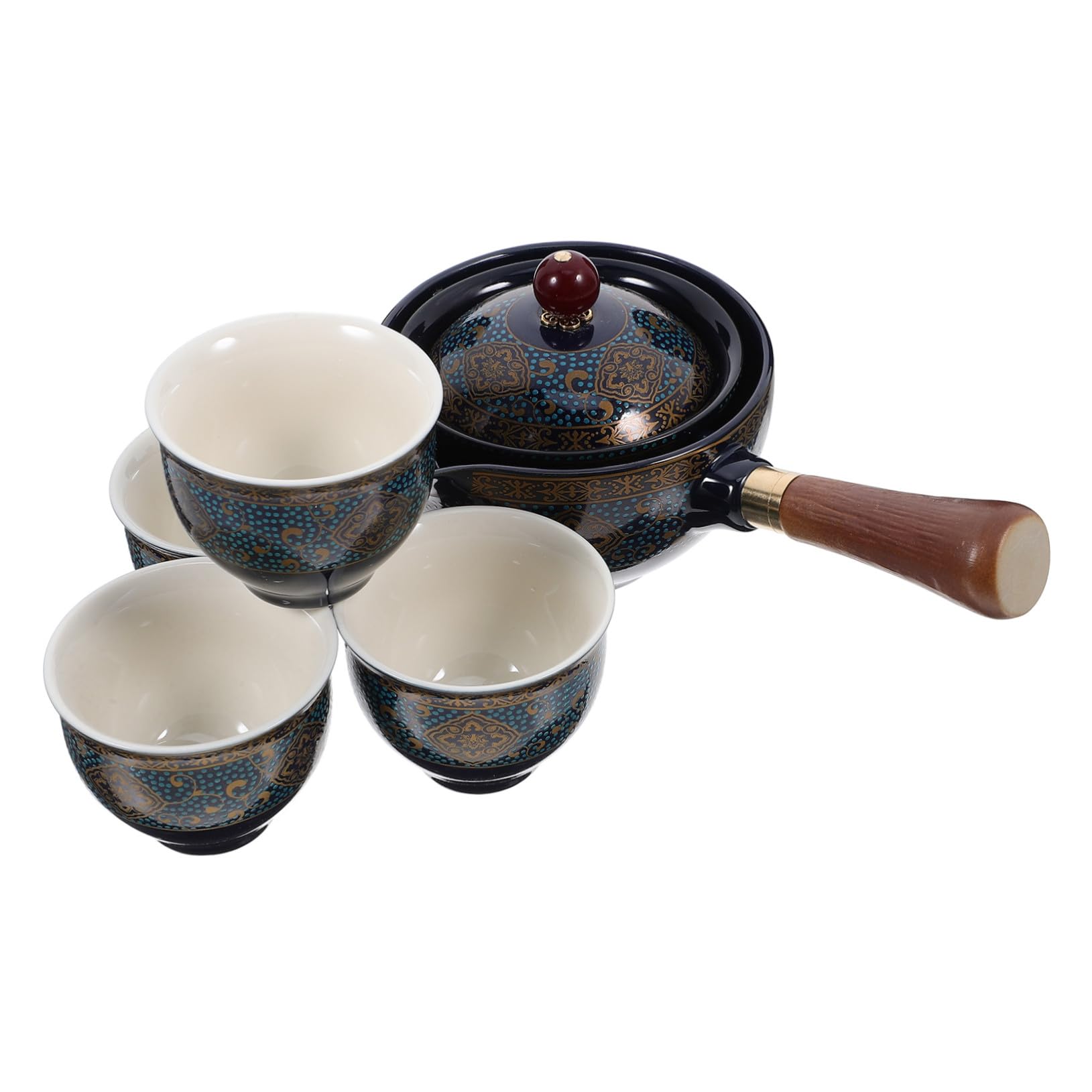 Set de té Kungfu chino Toyvian azul para disfrutar de momentos de calma y bienestar en casa