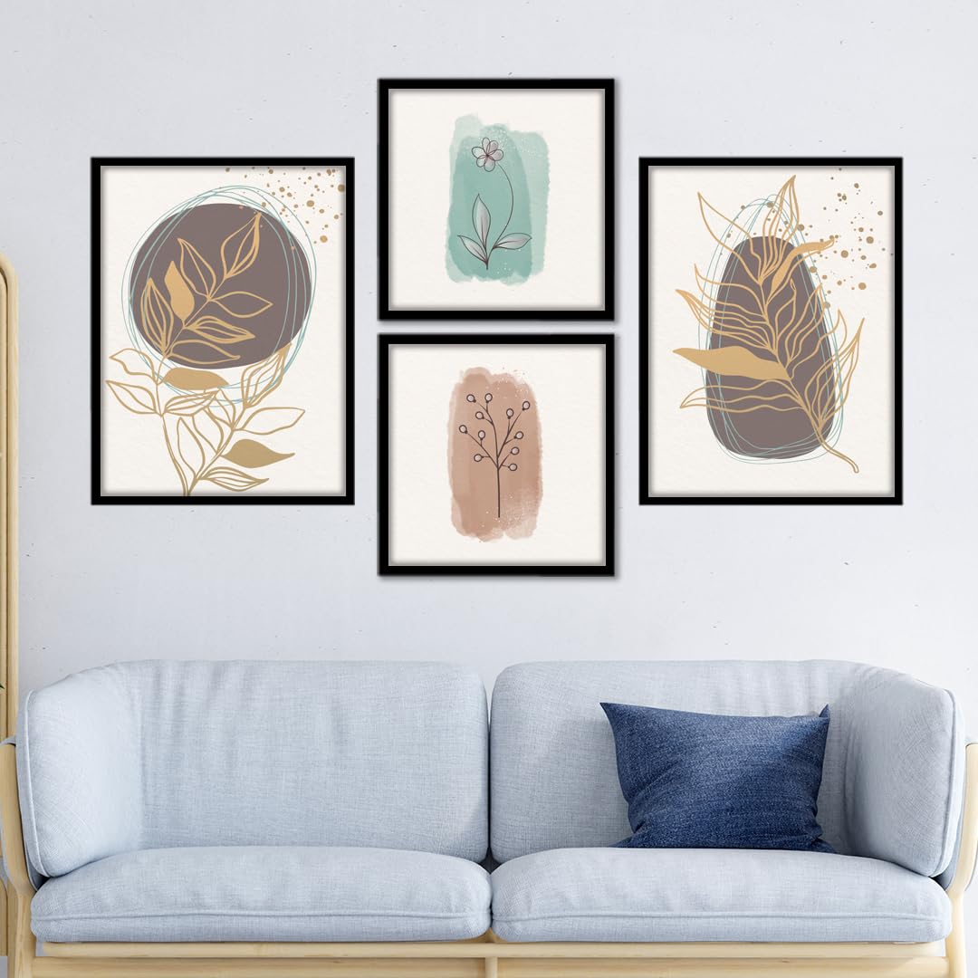 NoWorries - Tropical Art Wall Decor Framed Paintings for Living Room, Bedroom - Frames for Home Decor/Poster with Frame - Wall Paintings/Hangings (11inch x 14inch, Multicolor) Set of 4 (B0CBS84BKX) Amazon Price History, Amazon Price Tracker
