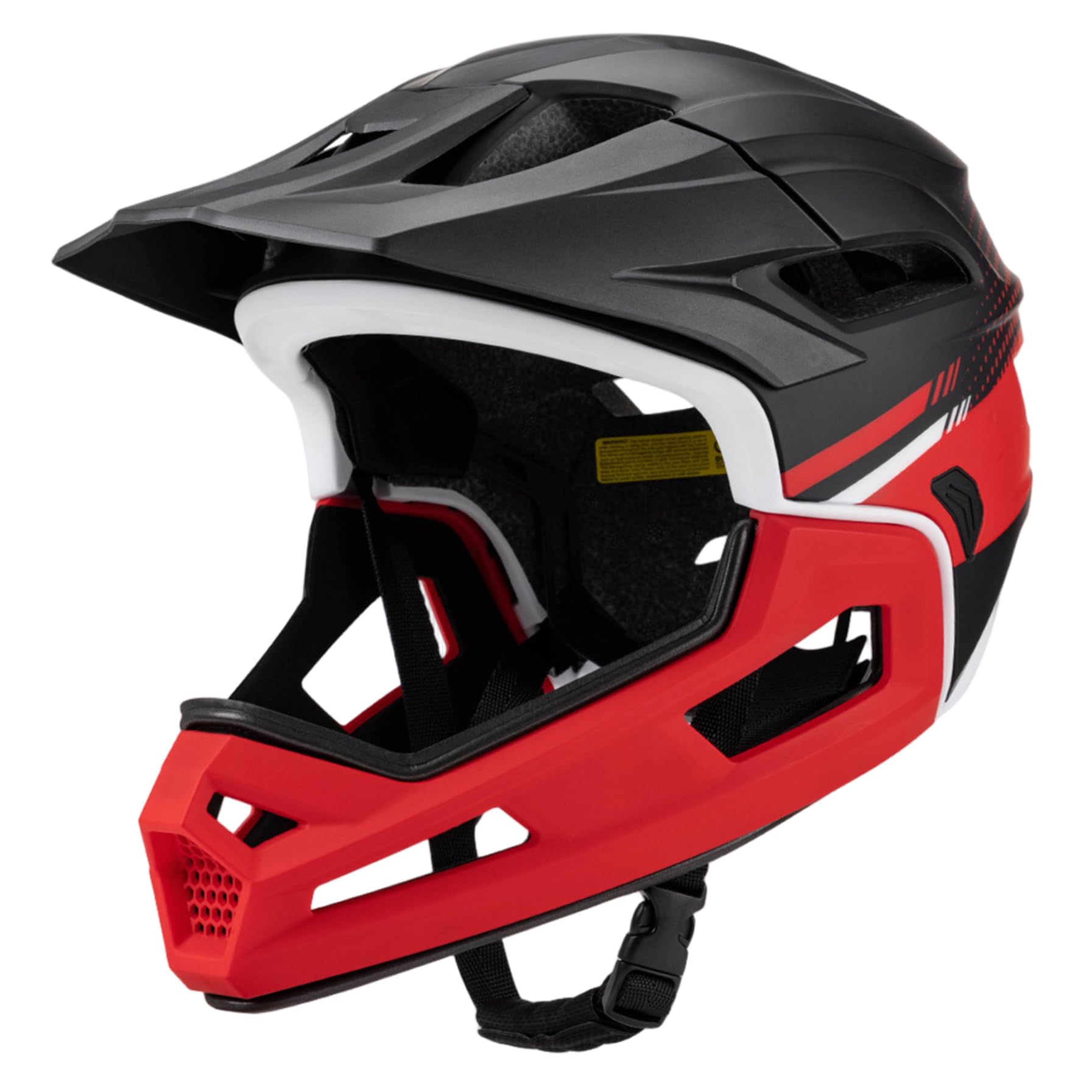 Casco da Bici per Adulti Casco Integrale da Mountain Bike con Mentoniera Staccabile Protezione Ventilata Leggera e Regolabile per Uomo Donna Pista Ciclabile Equitazione Fuori Strada
