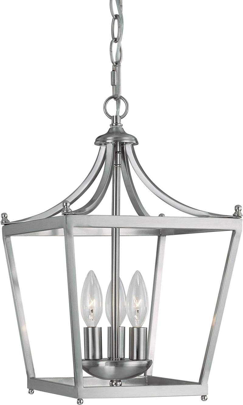 Capital Lighting 4036BN Stanton Geometric Metal Open Frame Lantern