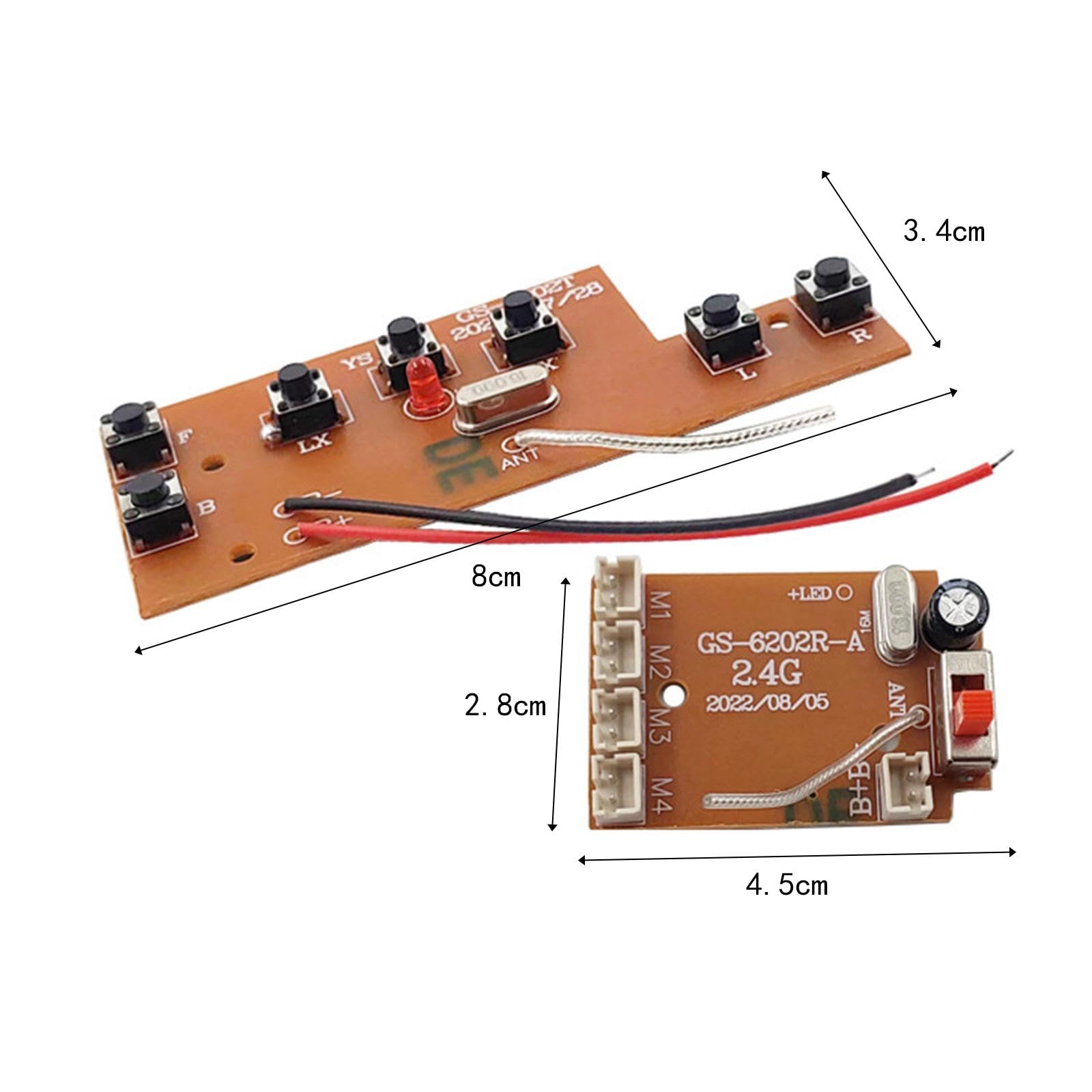 Amazon | Dickly 送信機ボード受信機ボードセット PCB 回路基板 7CH