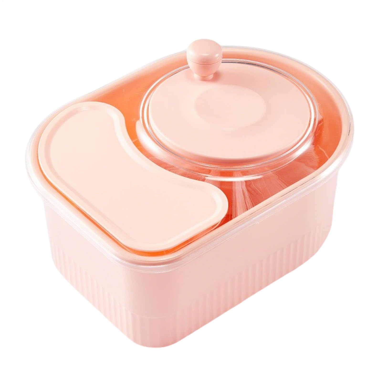 Fruit Cleaner Spinner, Rotating Hand-Crank Vegetable Washer, Multifunctional Salad Spinner With Lid And Basket, Manual Potato Scrubber Bowl For Kitchen Meal Prep Home Cleaning Countertop Storage