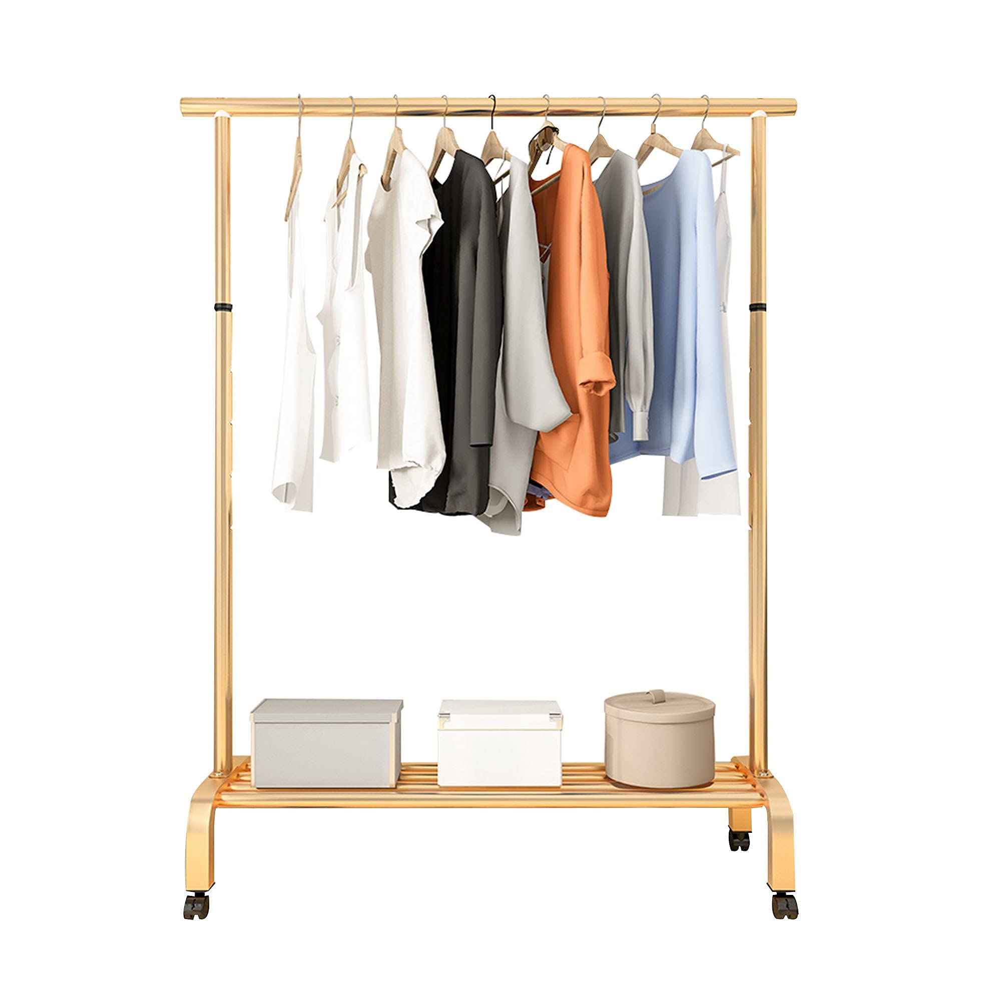 Cintres lourds anti-affaissement portant vêtements acier inoxydable 100cm