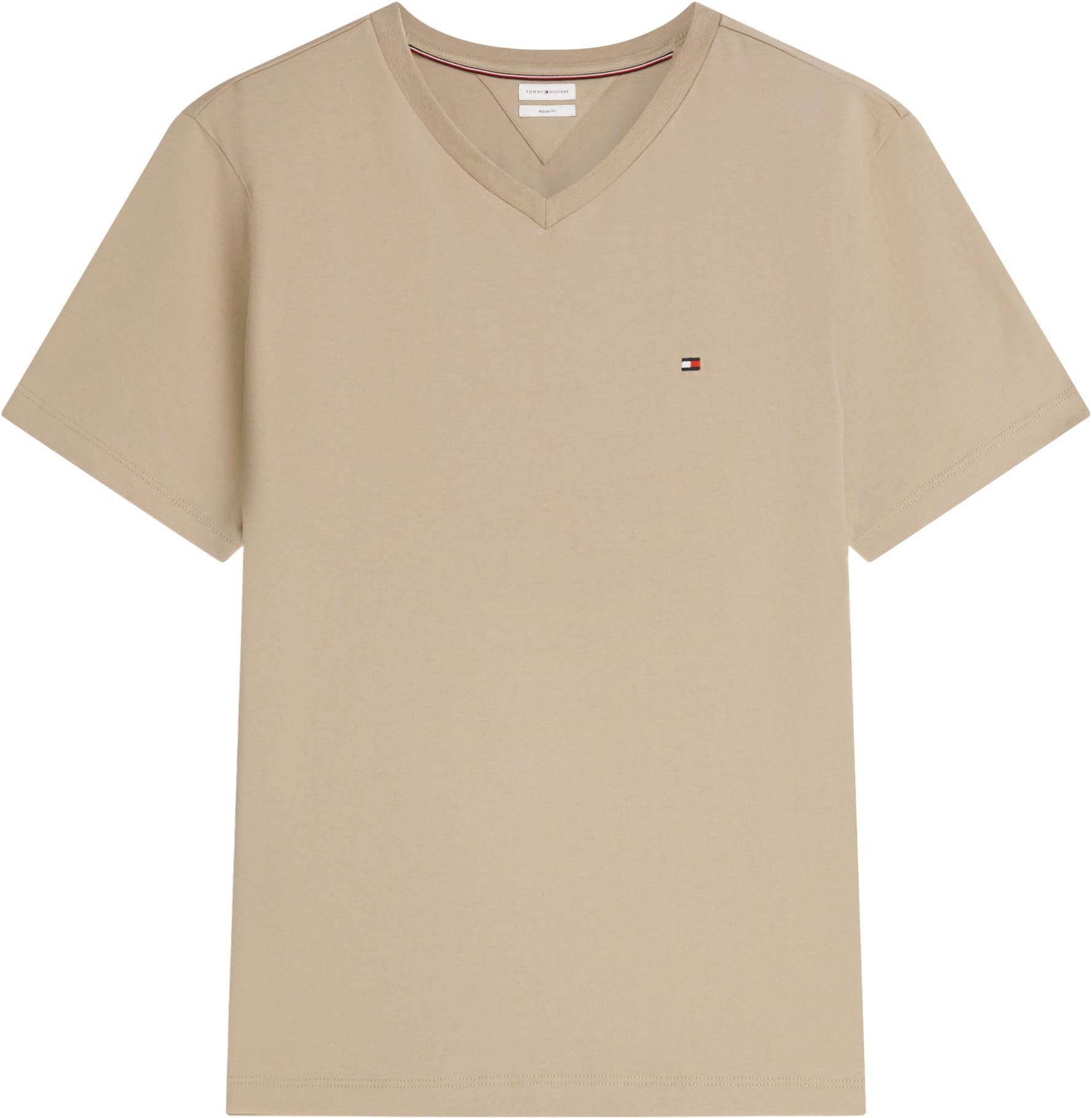 Tommy Hilfiger Camiseta de Manga Corta Hombre Essential tee con Cuello de Pico