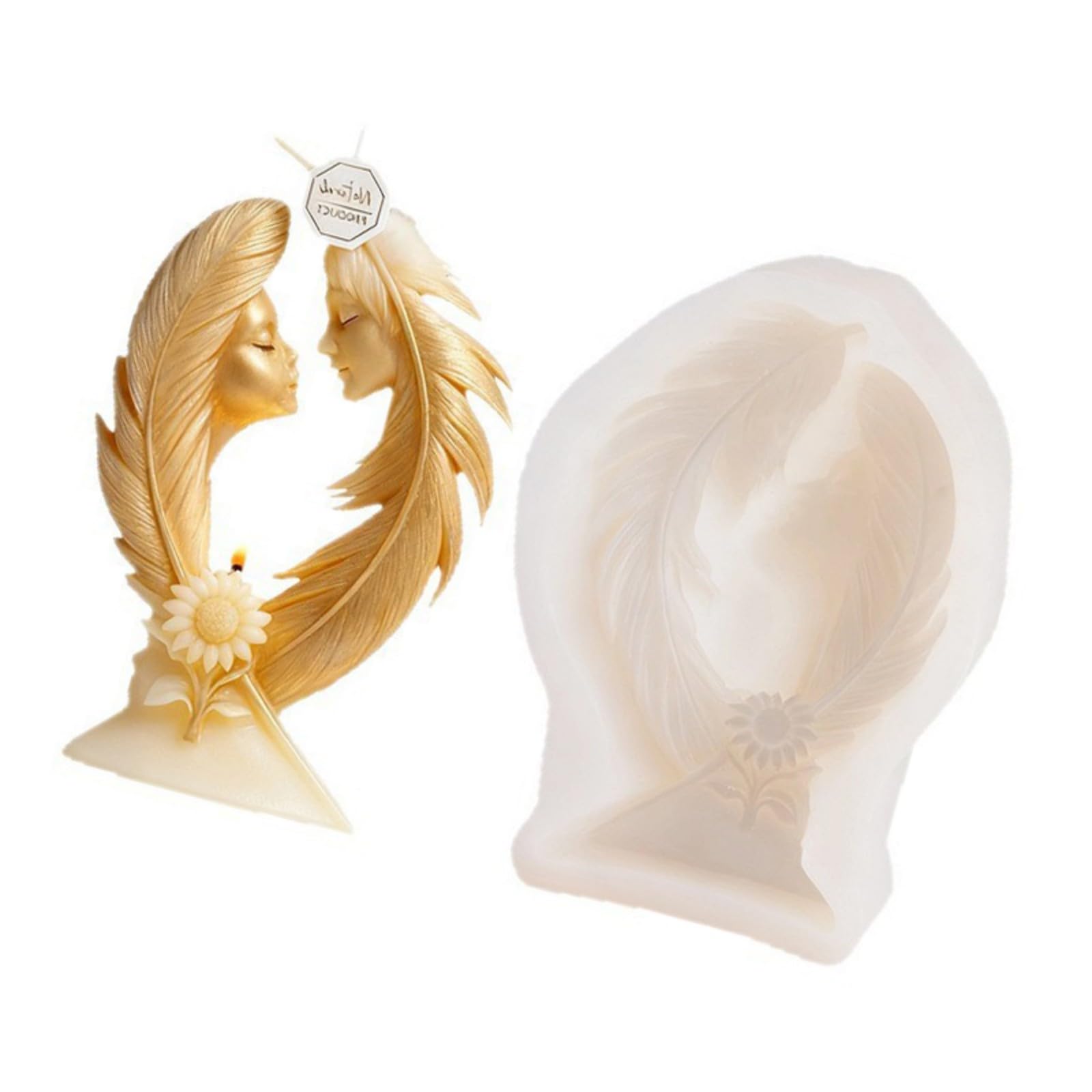Kalttoy Romance Wing Silicone Craft Tool for Weddings Couples Gift Food Grade Materials Wing Mold