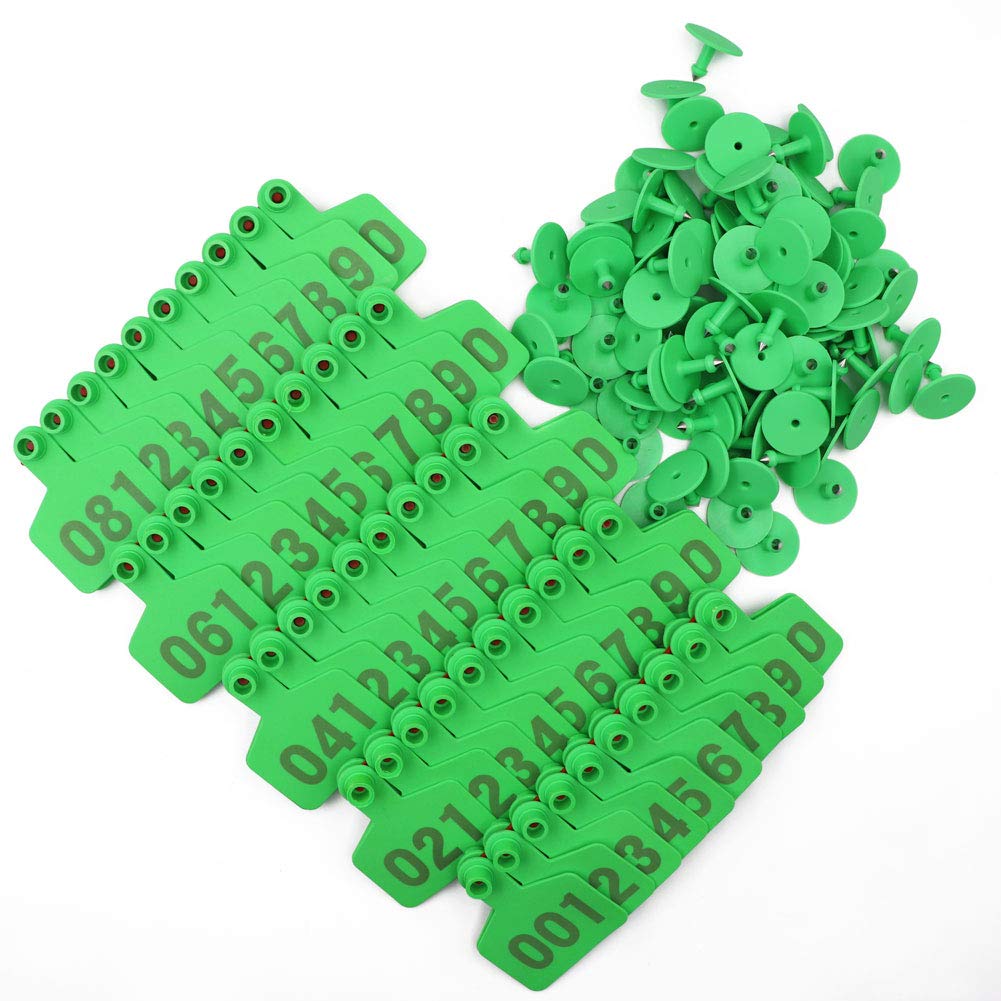 Buy PROBEEALLYU Cattle Ear Tags, Upgrade Livestock Ear Number Tag