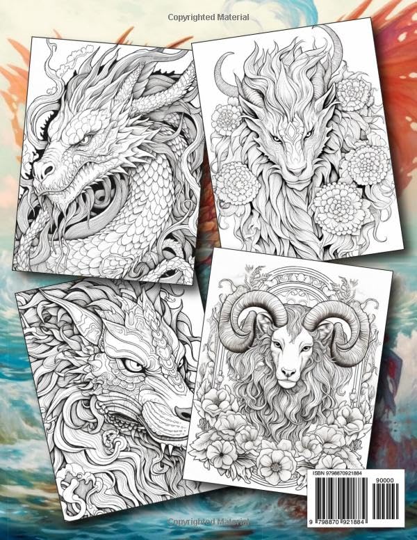 Mythical Creatures Coloring Book For Adults: Awaken Your Creative Spark - Image 2