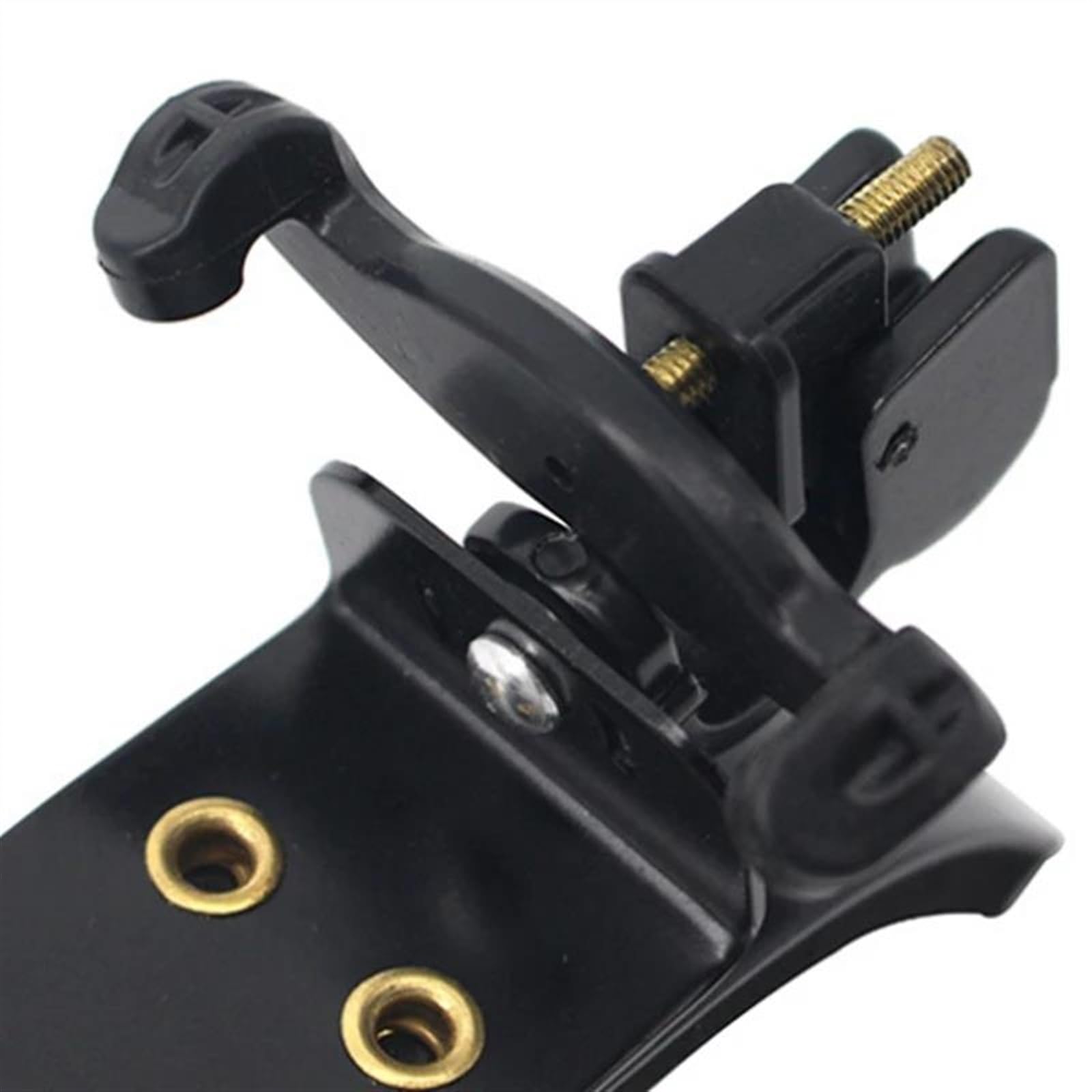 Hombrera para violín Almohadilla Para El Hombro Para Violín De Aleación De Titanio De Curva Grande Elástica Para El Apoyo De La Barbilla(1/2-1/4)