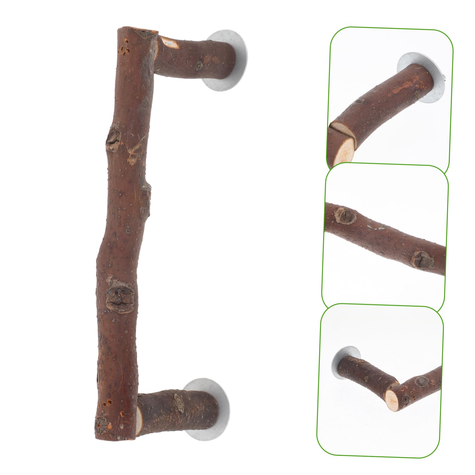POPETPOP 5pièces Perchoir Naturel pour Oiseaux Support Activité pour Perroquets Et Oiseaux De Compagnie Accessoire De pour Multi-usages