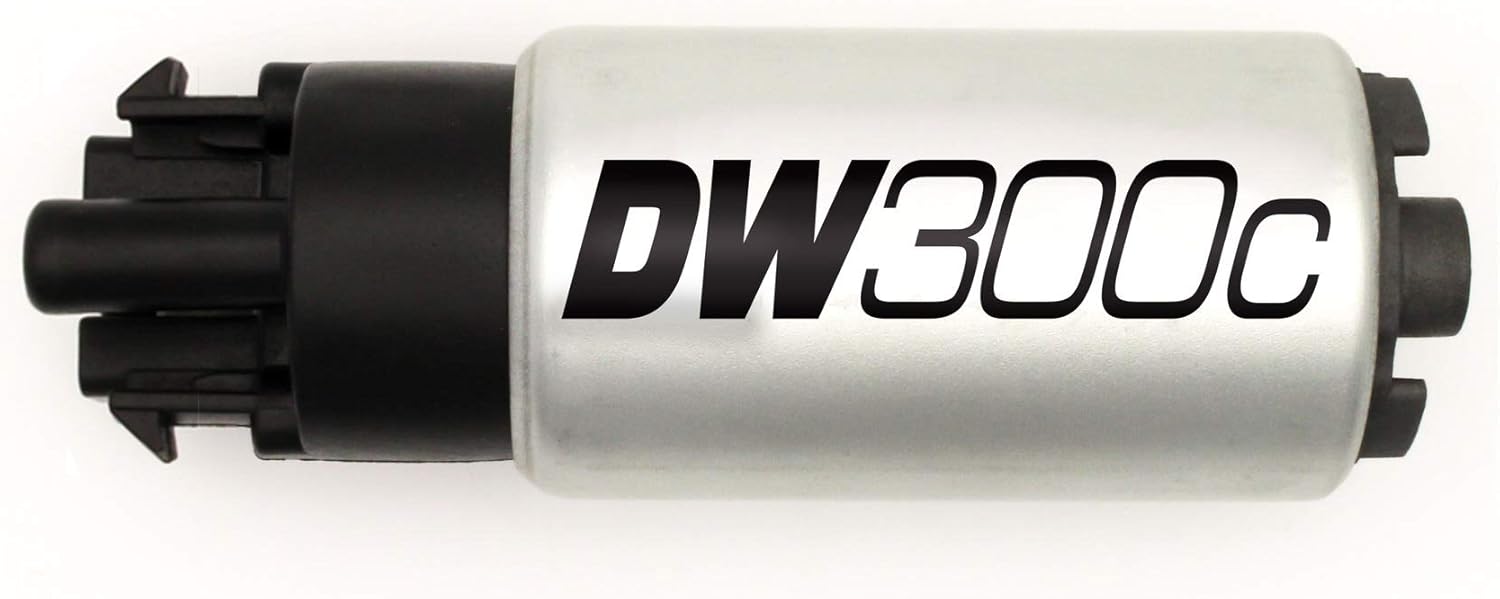 DeatschWerks 9-309-1008 Compact Fuel Pump (340lph with Clip 1008 Install Kit), 1 Pack