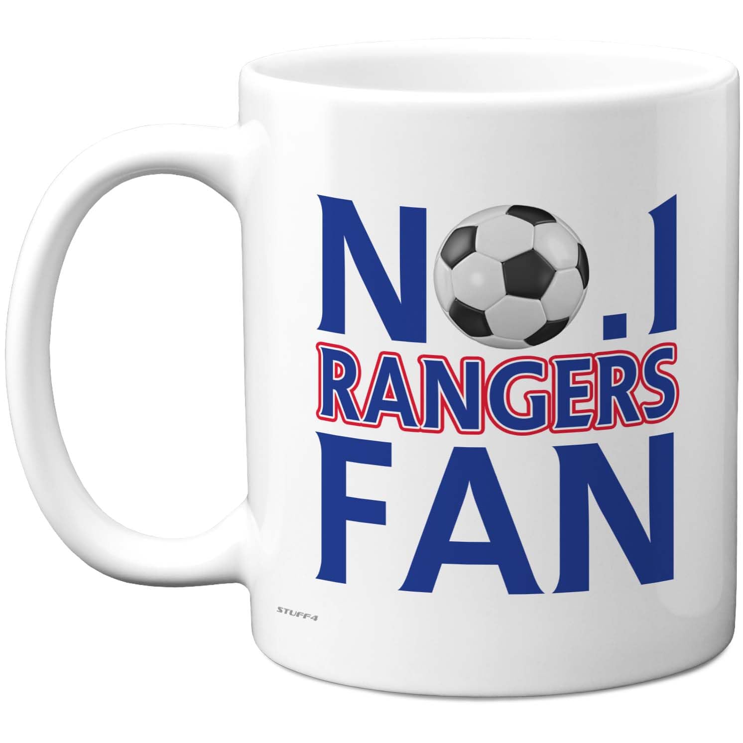 Stuff4 Novelty Mug for Rangers Fans, No. 1 Rangers Fan — image 1