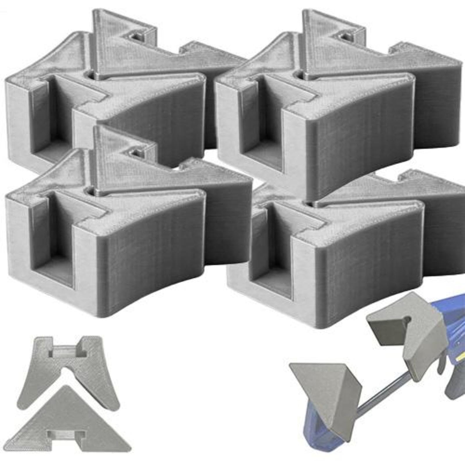 Corner Clamp Adapter 4 Pieces,Woodworking Quick Release Positioning Gripper