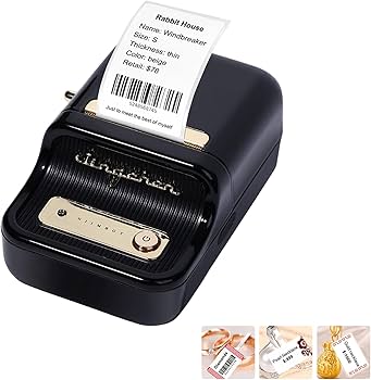 Amazon.co.jp: ラベルメーカー、ラベルプリンターポータブルBTサーマル